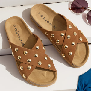 Sandalia BABUNKERS MARRON