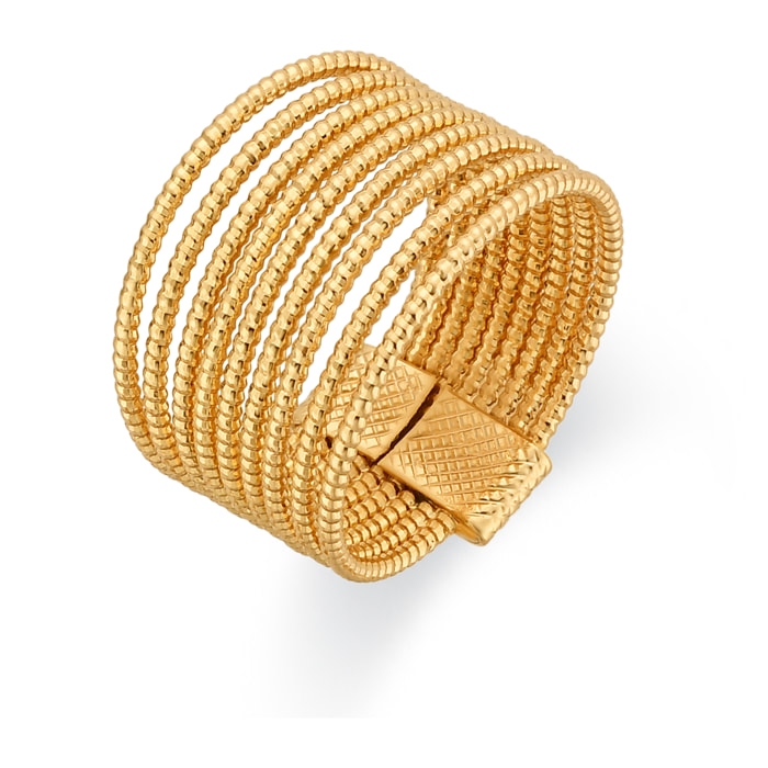 Anillo Aura acabado oro amarillo 18k