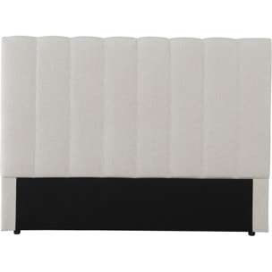 Tête de lit en tissu texturé "Val Thorens" - Beige - 160 cm