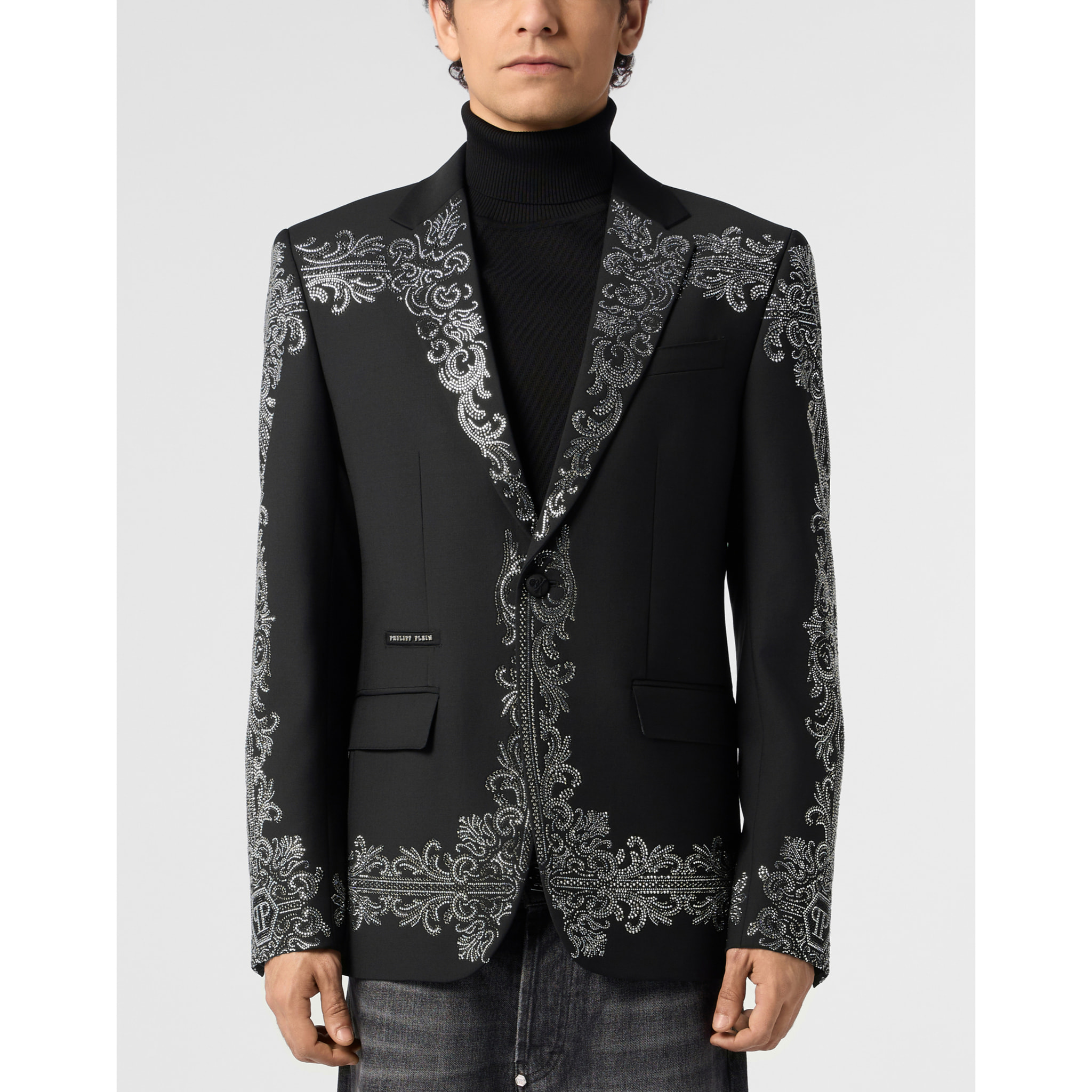 PHILIPP PLEIN Blazer Baroque Skull Strass