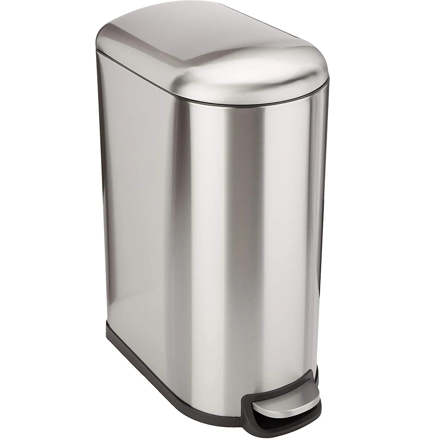 Poubelle à pédale inox FULLER argent 40L