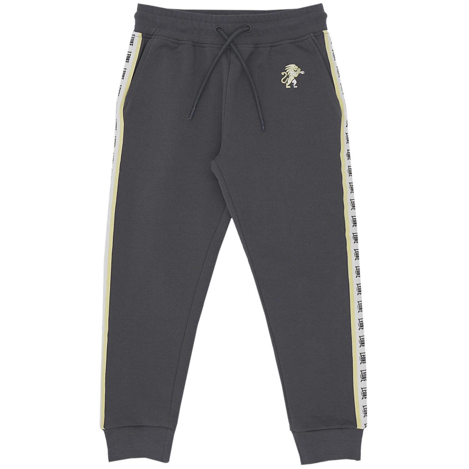 Pantalones deportivos básicos para niña con rayas laterales
