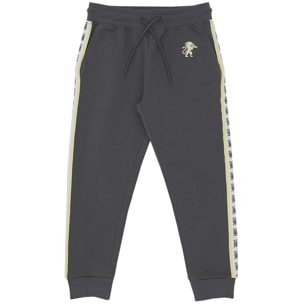 Pantalones deportivos básicos para niña con rayas laterales