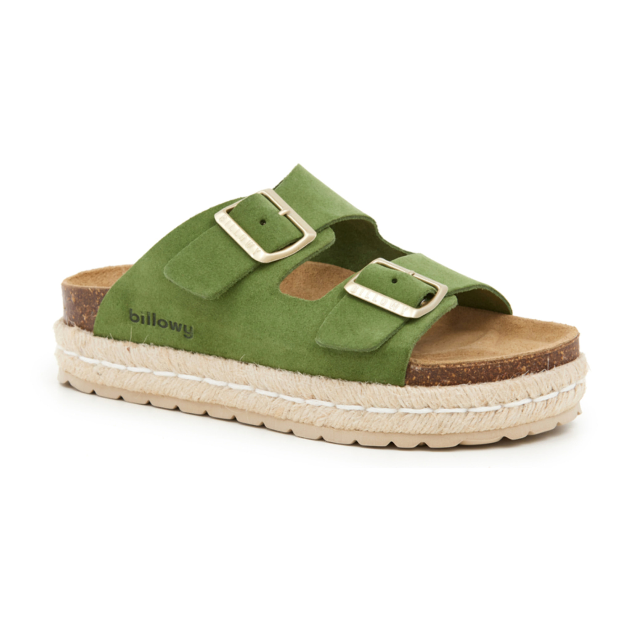 SANDALO CON ZEPPA BILLOWY VERDE