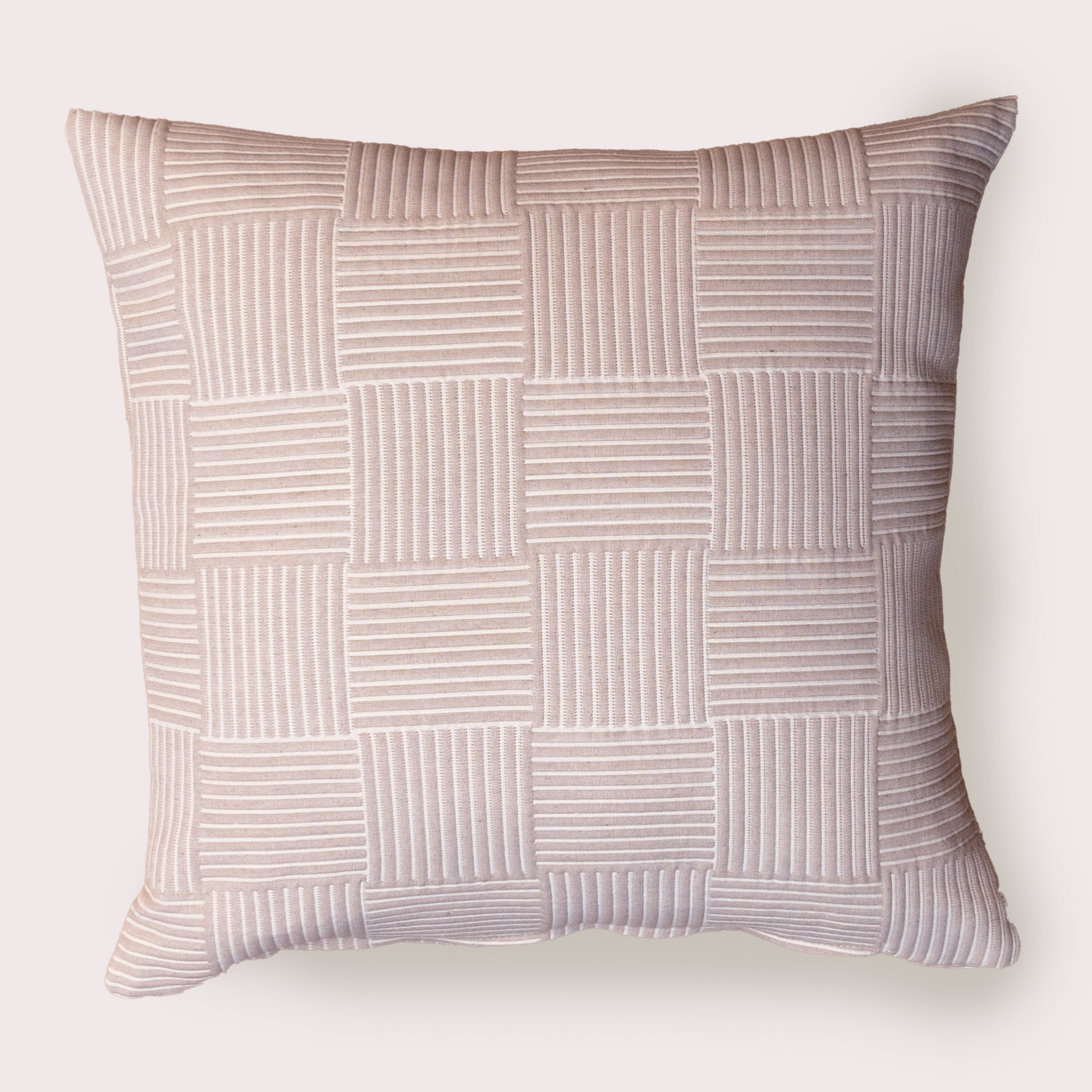 Naturals - Funda de Cojín Estampado - Con Cremallera - Sin relleno - 50% Algodón - 50% Poliéster - Jacquard - Sofia