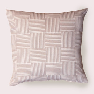 Naturals - Funda de Cojín Estampado - Con Cremallera - Sin relleno - 50% Algodón - 50% Poliéster - Jacquard - Sofia