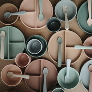 Mushie Pack Dos Cucharas Solid