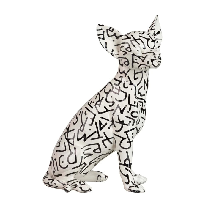 Figura Perro Resina 15x13x26 Cm