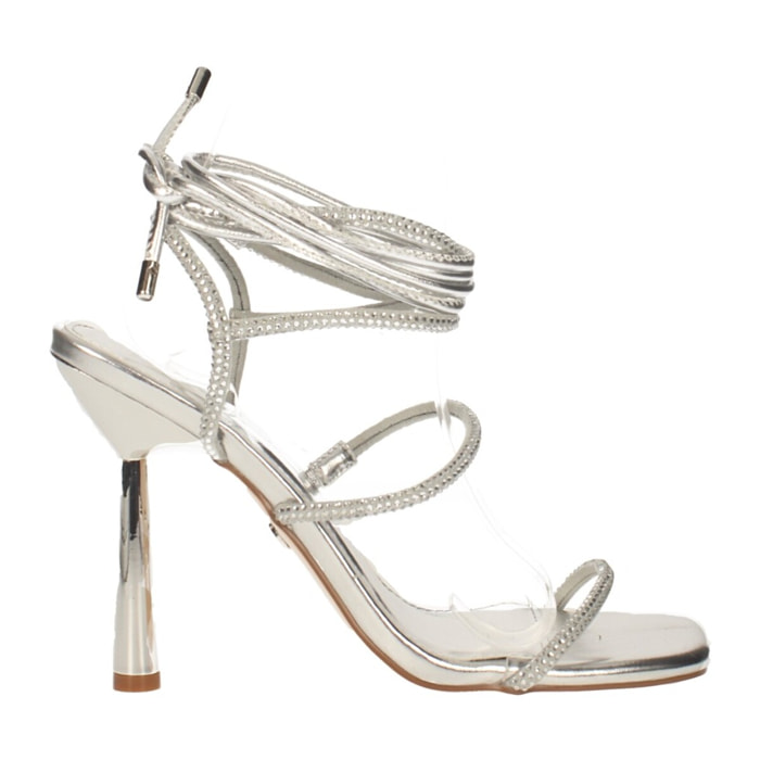 Sandali Donna Tata Italia Argentato