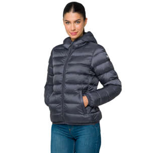 Plumífero Hot Buttered 100% plumón de ganso Chloe gris