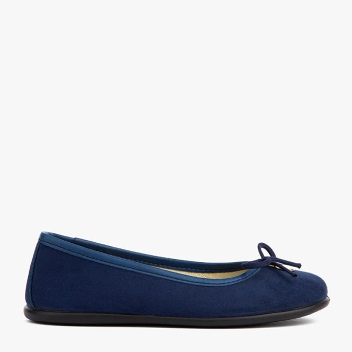 Ballerine da bambina in blu navy
