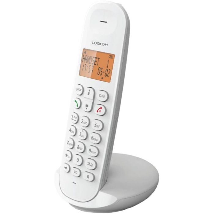 Téléphone sans fil LOGICOM Iloa Solo Blanc