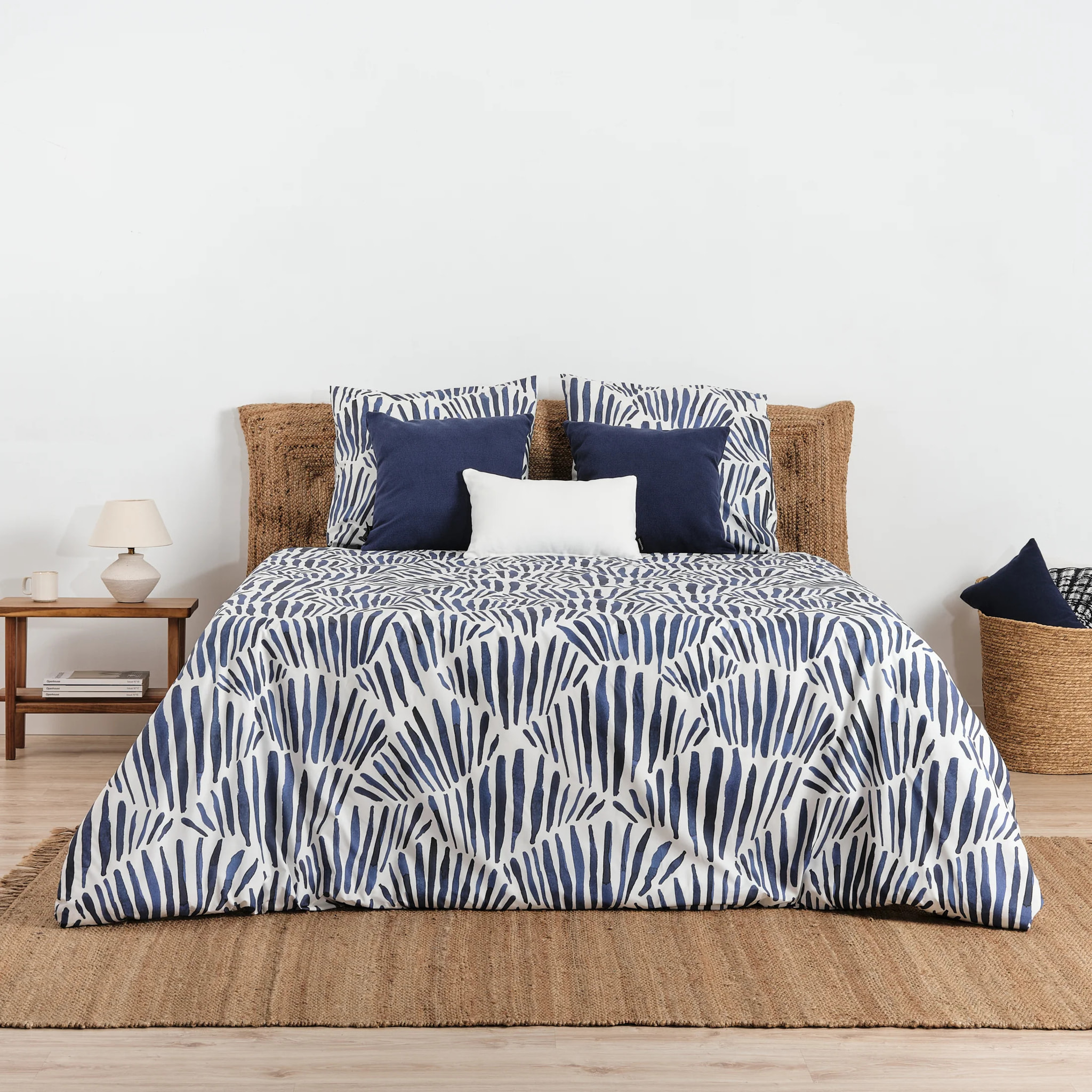 Housse de couette 100 % coton 80 fils Gavina