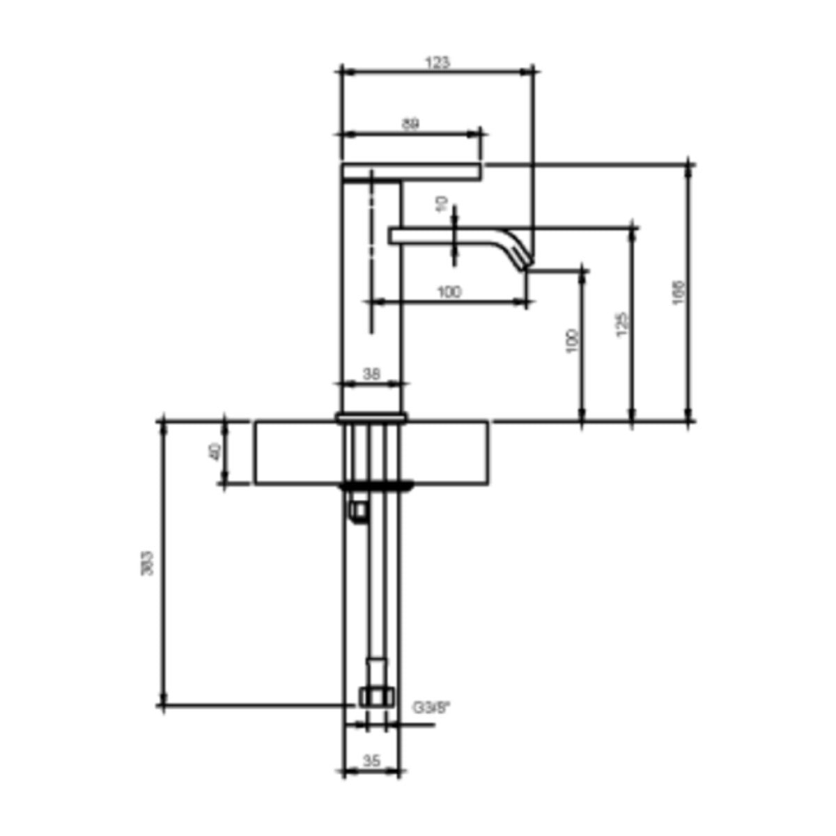 Mitigeur lavabo Dawn