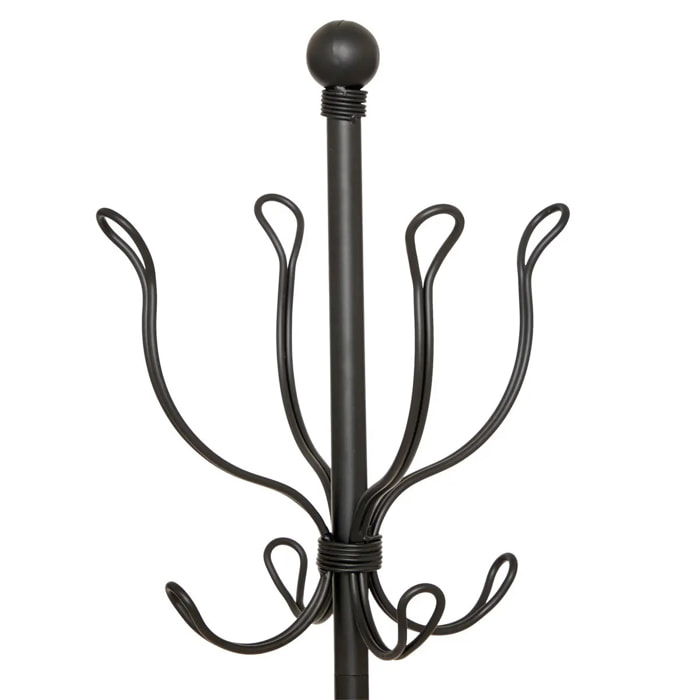 Porte-manteau Remo noir L47xp47xH170cm