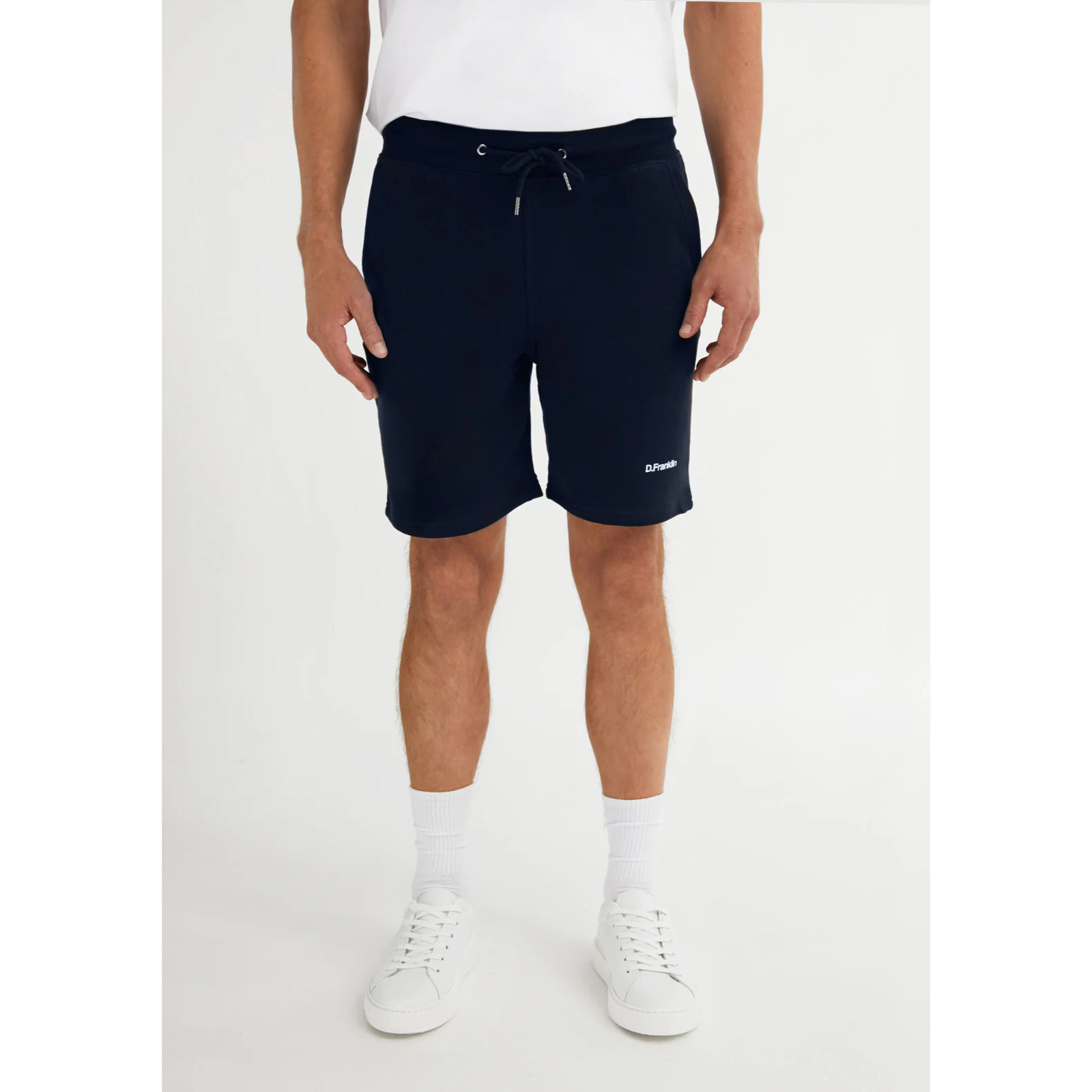 Pantalón Corto Logo Jogger Shorts en Azul Marino D.Franklin