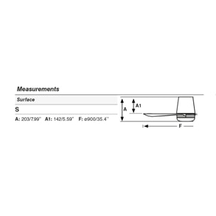 MINI PUNT TUB S Ventilatore a soffitto bianco TUYA