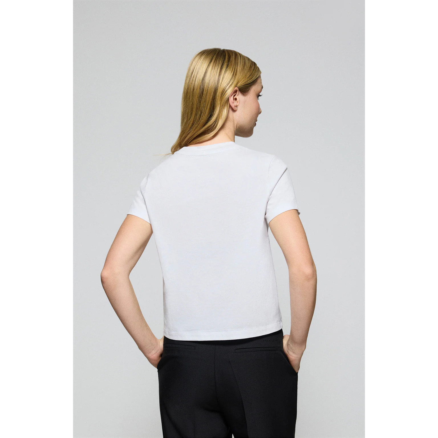 Camiseta Tori blanca con print engomado Polo Club