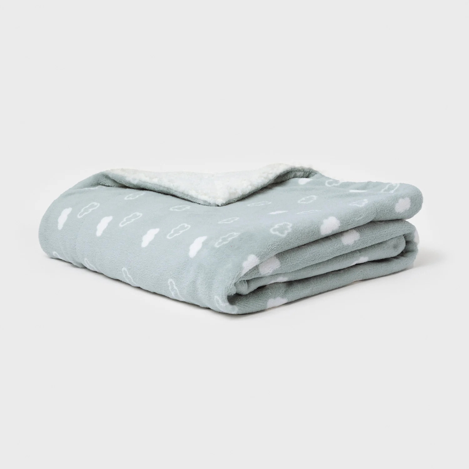 Manta sherpa Nube New Verde Tiffany