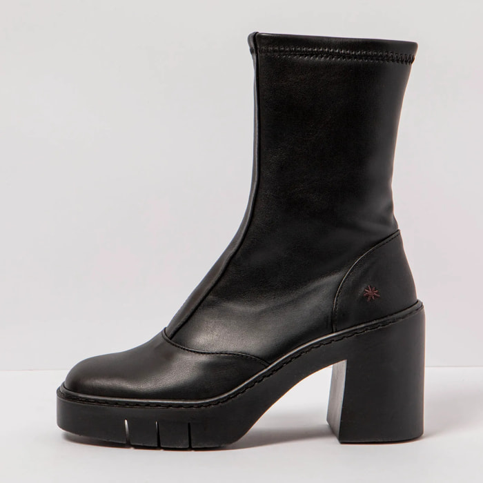 Botines con tacón 1973 NAPPA BLACK/BERNA color Black