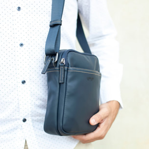 Bandolera Hombre Sintetica Jaslen Gloucester Azul Marino