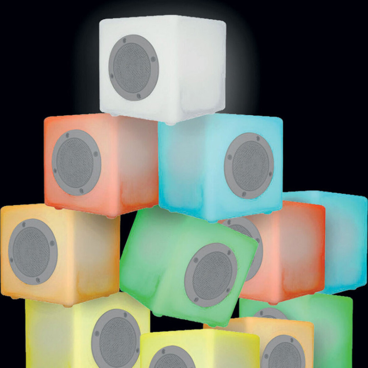 Set de 2 cubes enceintes DOUBLE ZIK CUBE