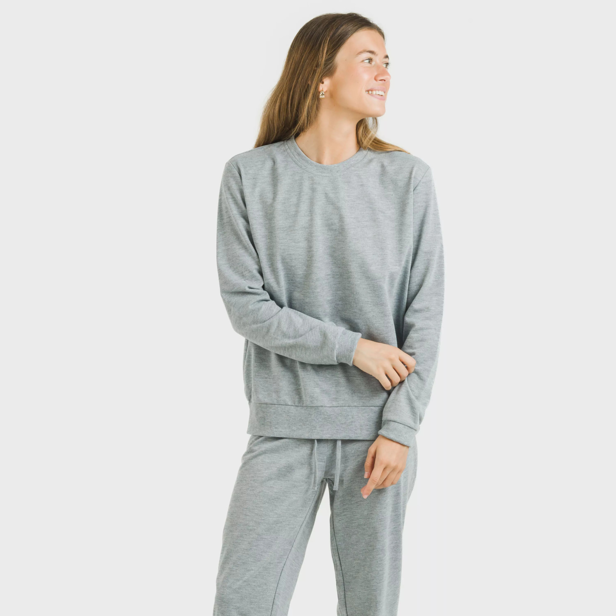 Felpa basic sportiva da donna
