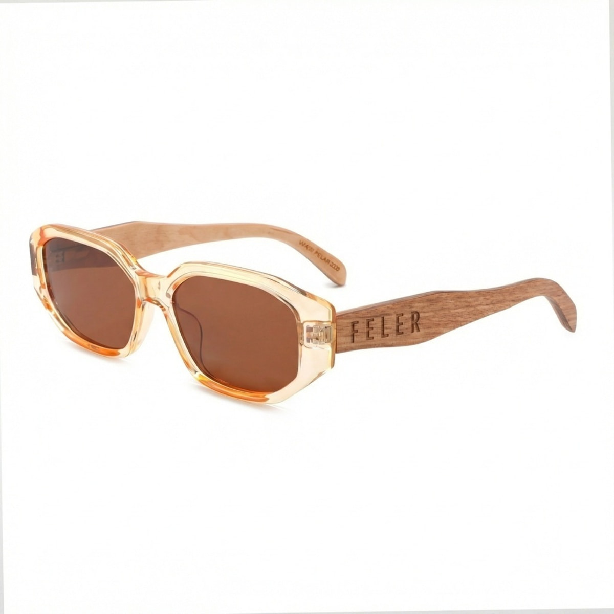 Gafas de Sol Feler 1617-2 Polarizadas de Madera Unisex 54 mm