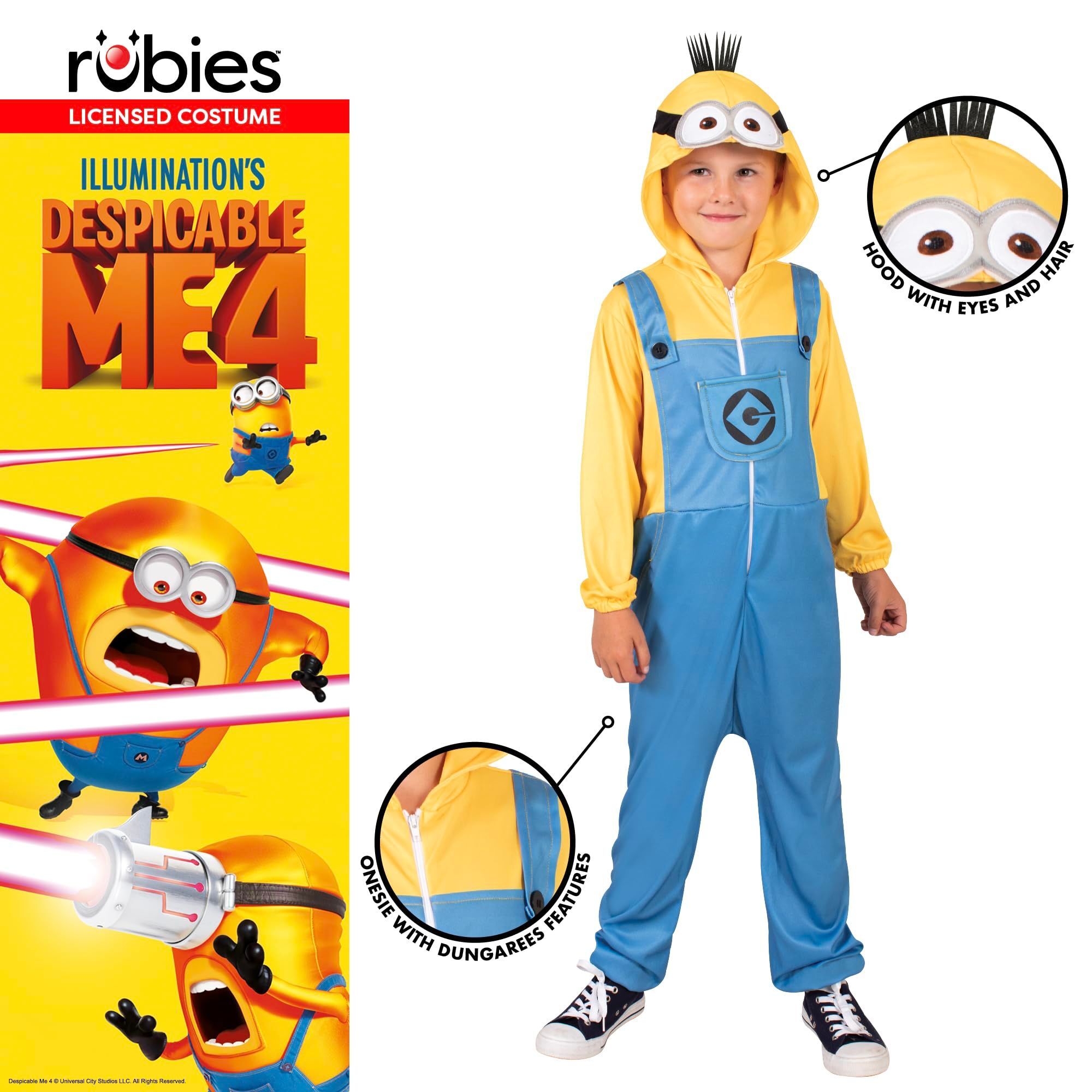 DISFRAZ MINION ONESIE DESPICABLE ME 4 INF