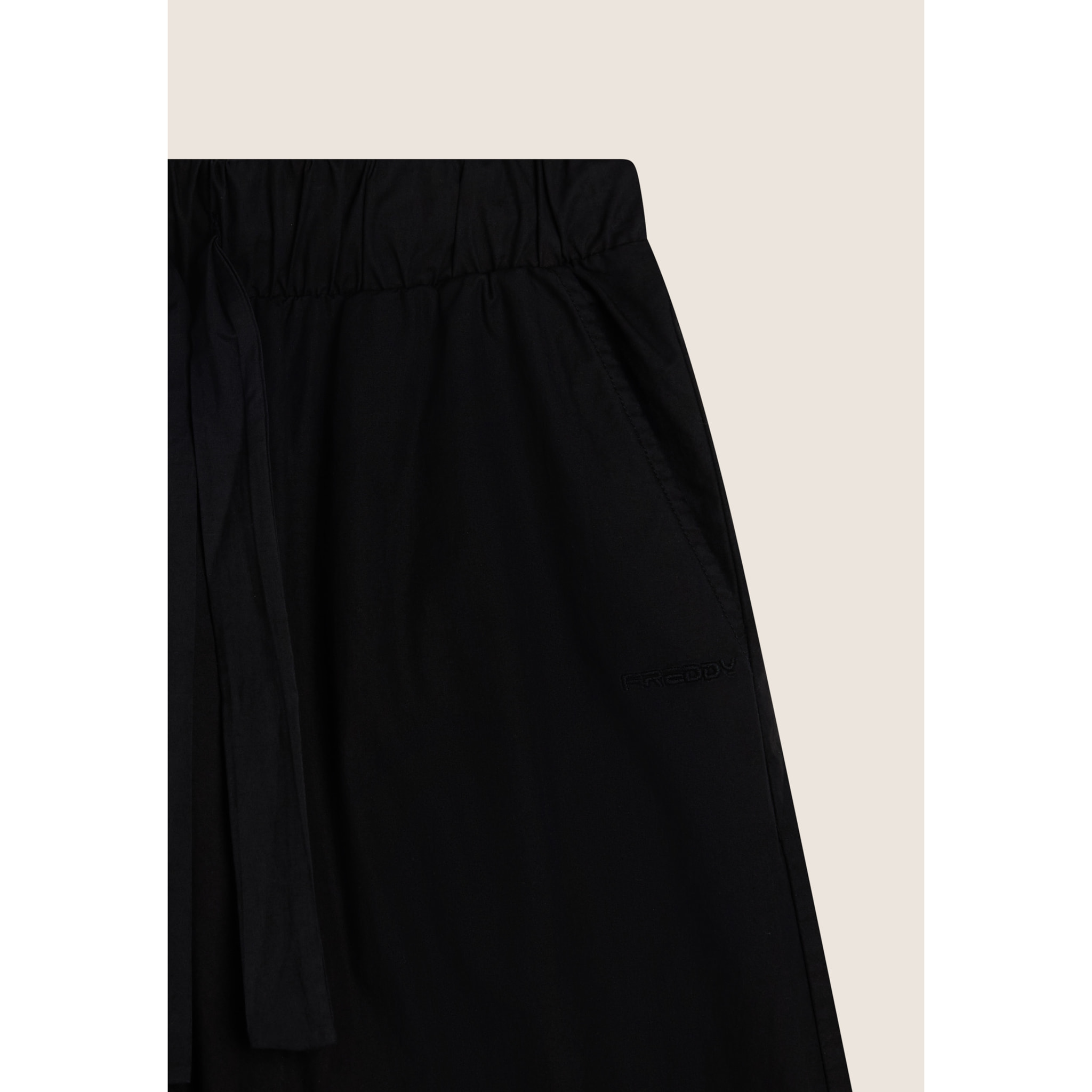 Pantaloni sportivi wide leg da donna in cotone stretch