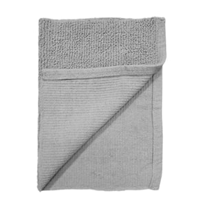 Tapis de salle de bain rectangulaire 40 x 60 cm en coton - WILLOW