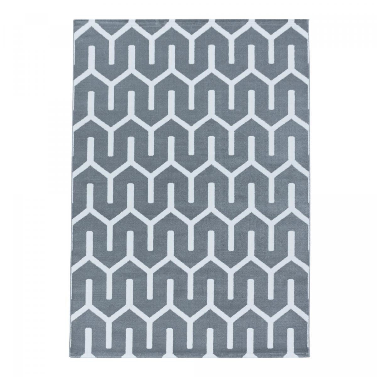Tapis salon et chambre tissé motif scandinave FOBO