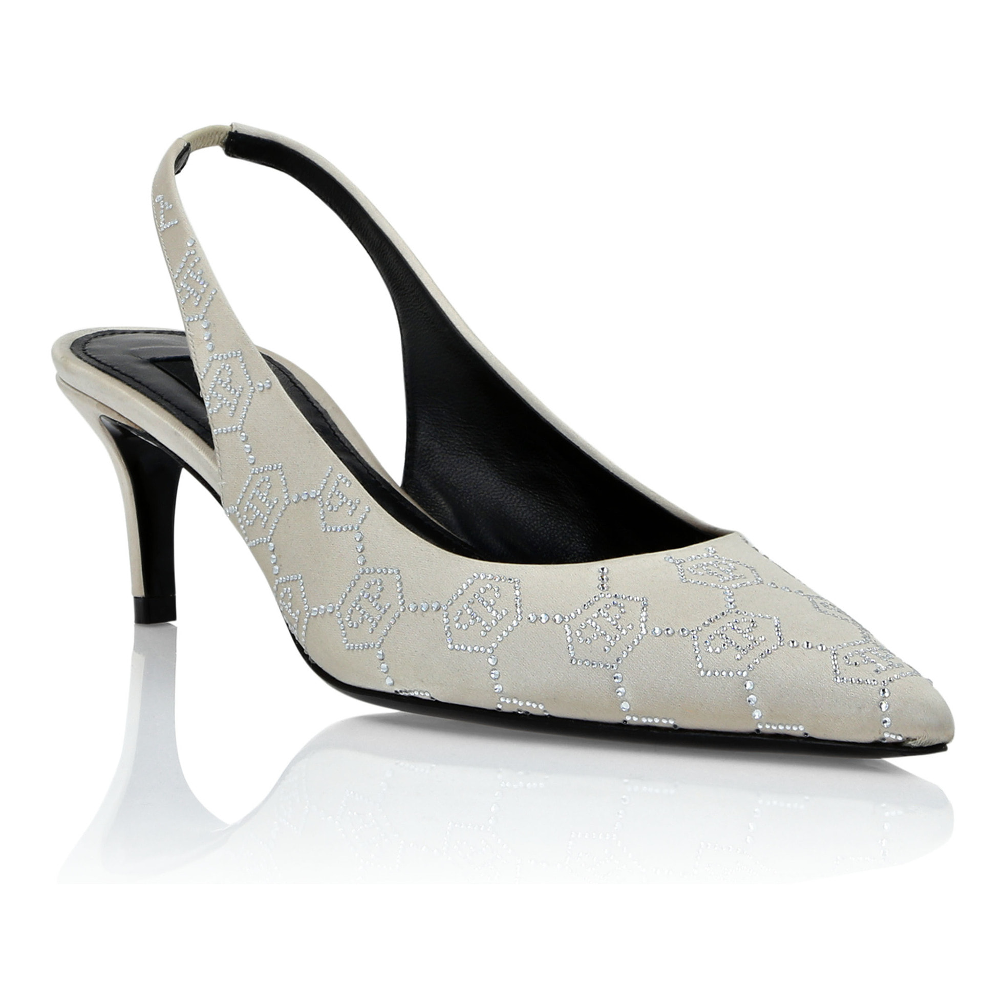 PHILIPP PLEIN Scarpe slingback MONOGRAM