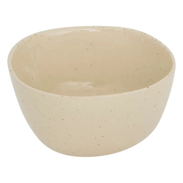 Coupelle Wonja crème L11,4xp5,8xH11cm