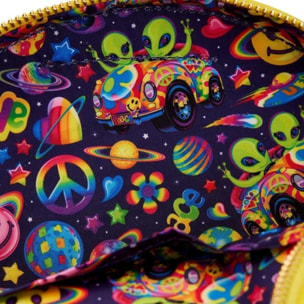 Borsa Lisa Frank con Anello Arcobaleno Saturno 24 x 22 x 9 cm Loungefly