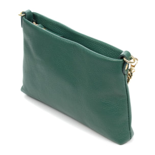 Angri borsa a tracolla donna. Pelle autentica finitura Dollaro