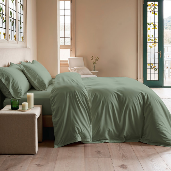 Funda nórdica sakura verde