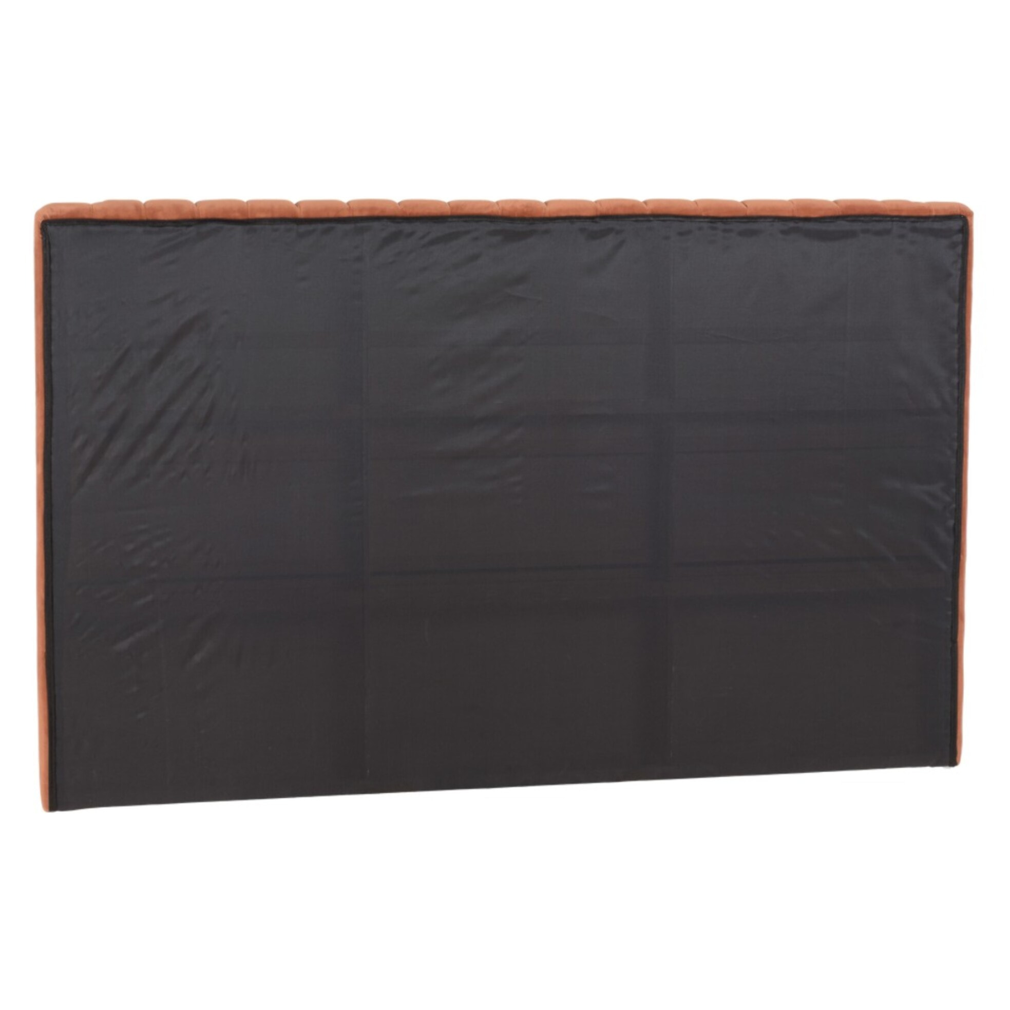 ARTHUR - Tête de lit rembourrée pour lits 160/180cm velours orange