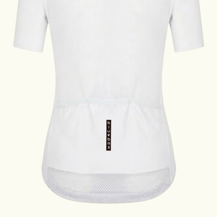 Maillot de manga corta para mujer BLUEBALL Cadence - Blanco