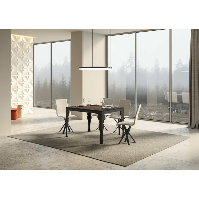 Table Paxon Evolution Dessus Noyer 90x120 telaio Allongée 380 Anthracite