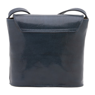 Borsa a tracolla uomo in vera pelle - Modello Castillon - 100% pelle - 16.0 x 17.5 x 7.0 cm