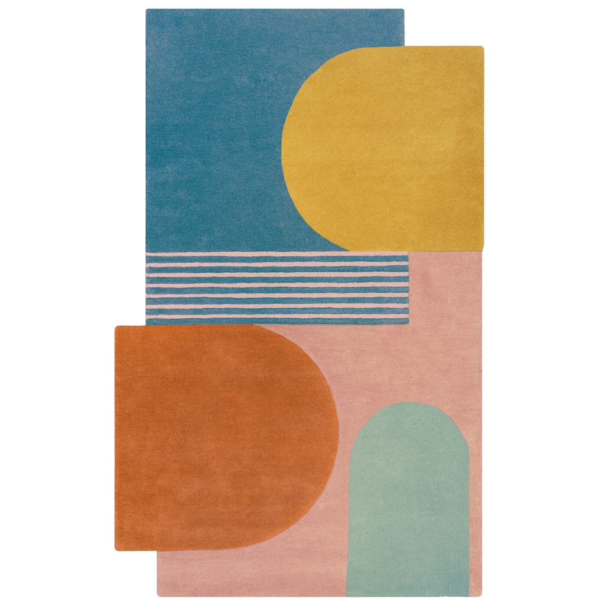 Tapis pure laine LOZENGE