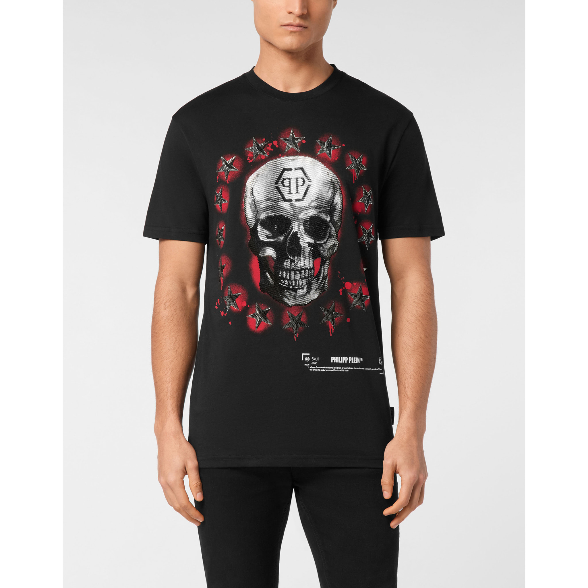 PHILIPP PLEIN T-shirt girocollo a maniche corte SKULL