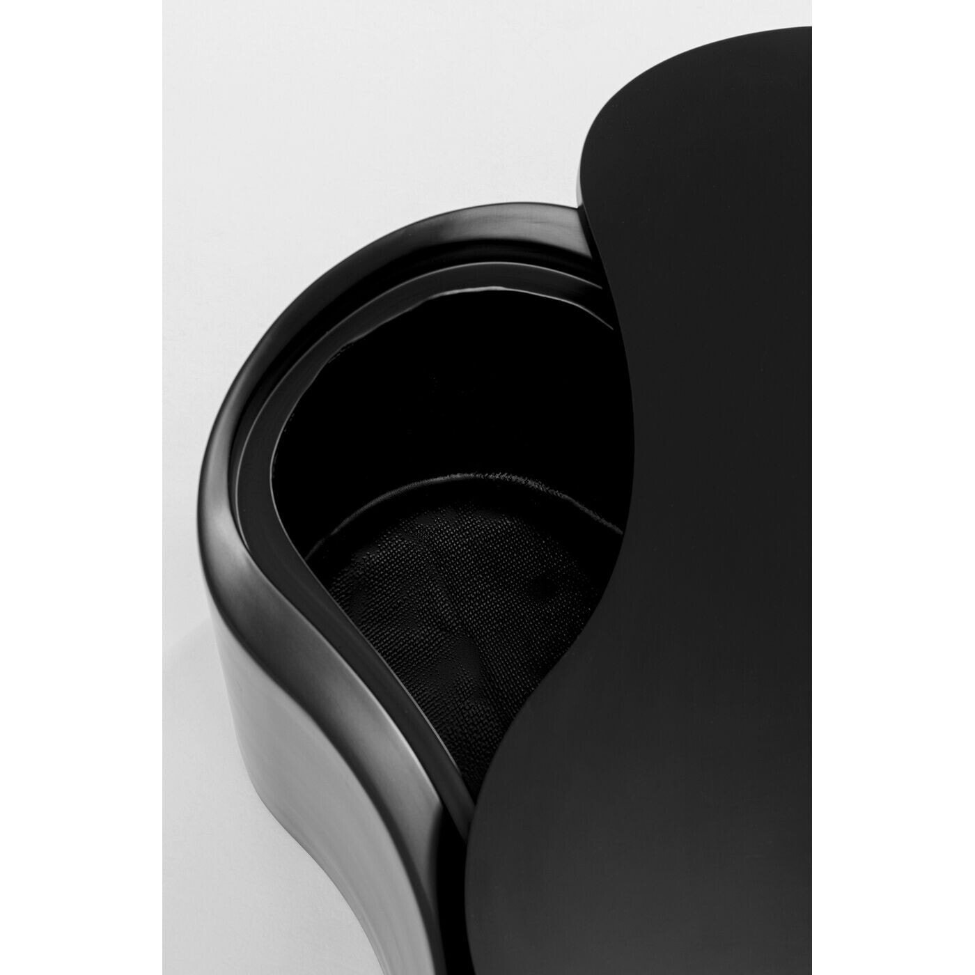 Table basse Lotus 30cm noire Kare Design