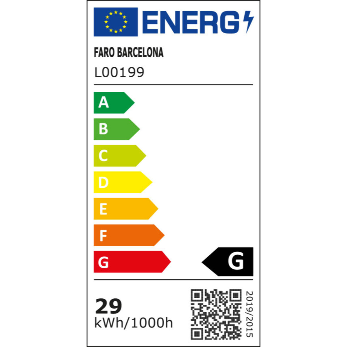 QUART LED Lámpara aplique gris oscuro