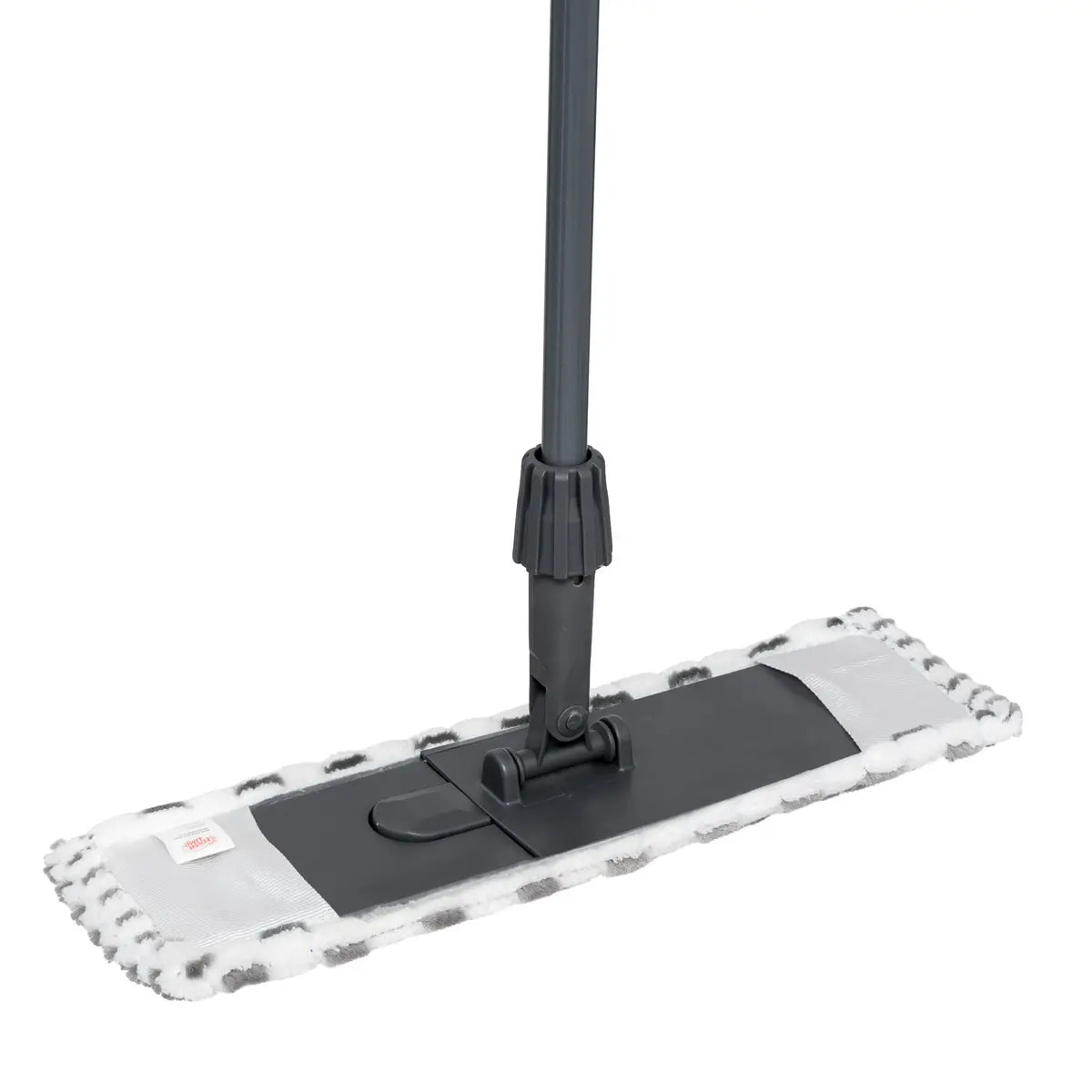 Balai télescopique microfibre gris H120cm