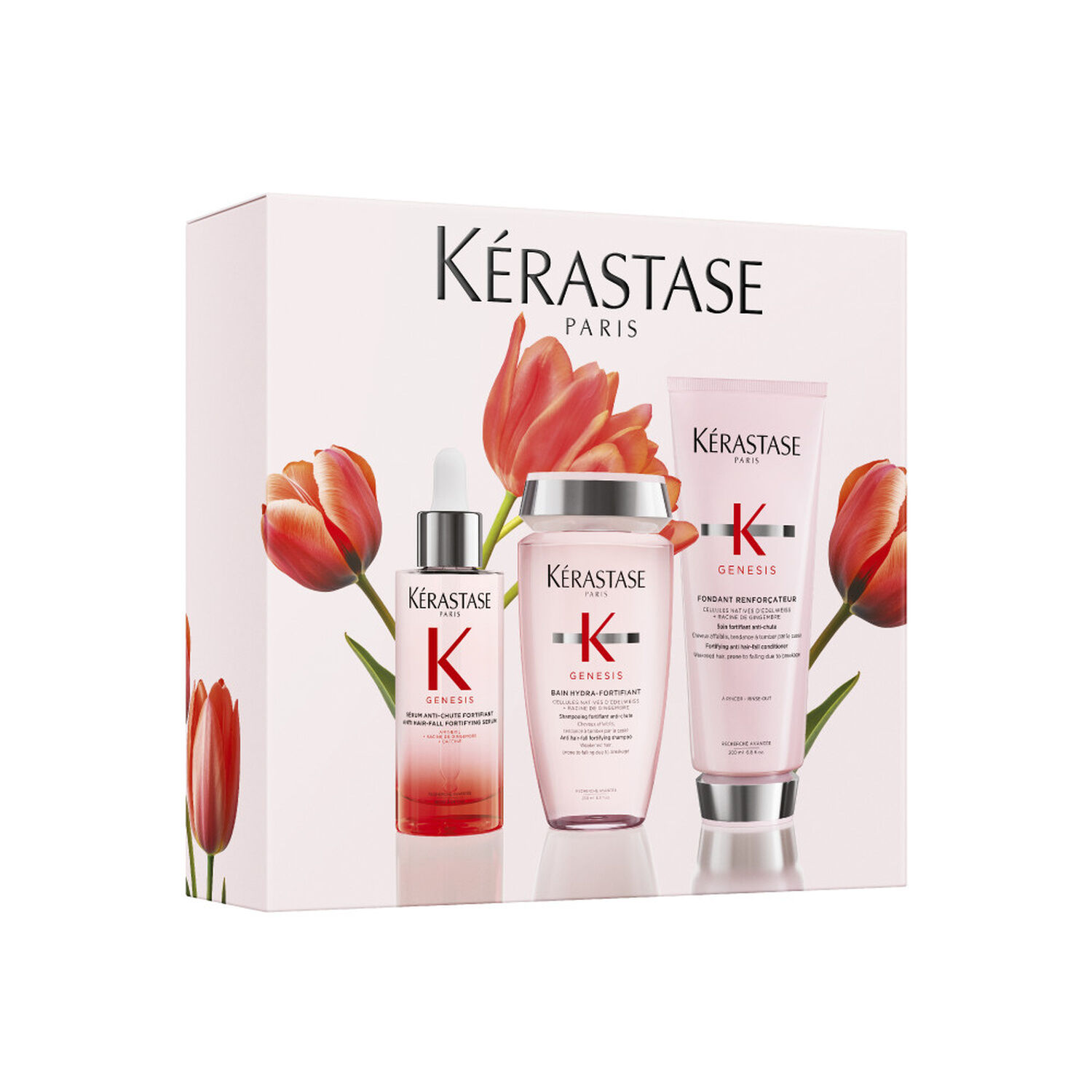 Genesis - Coffret Bain Hydra-Fortifiant 250ml + Sérum Anti-Chute Fortifiant 90ml + Fondant Renforçateur 200ml