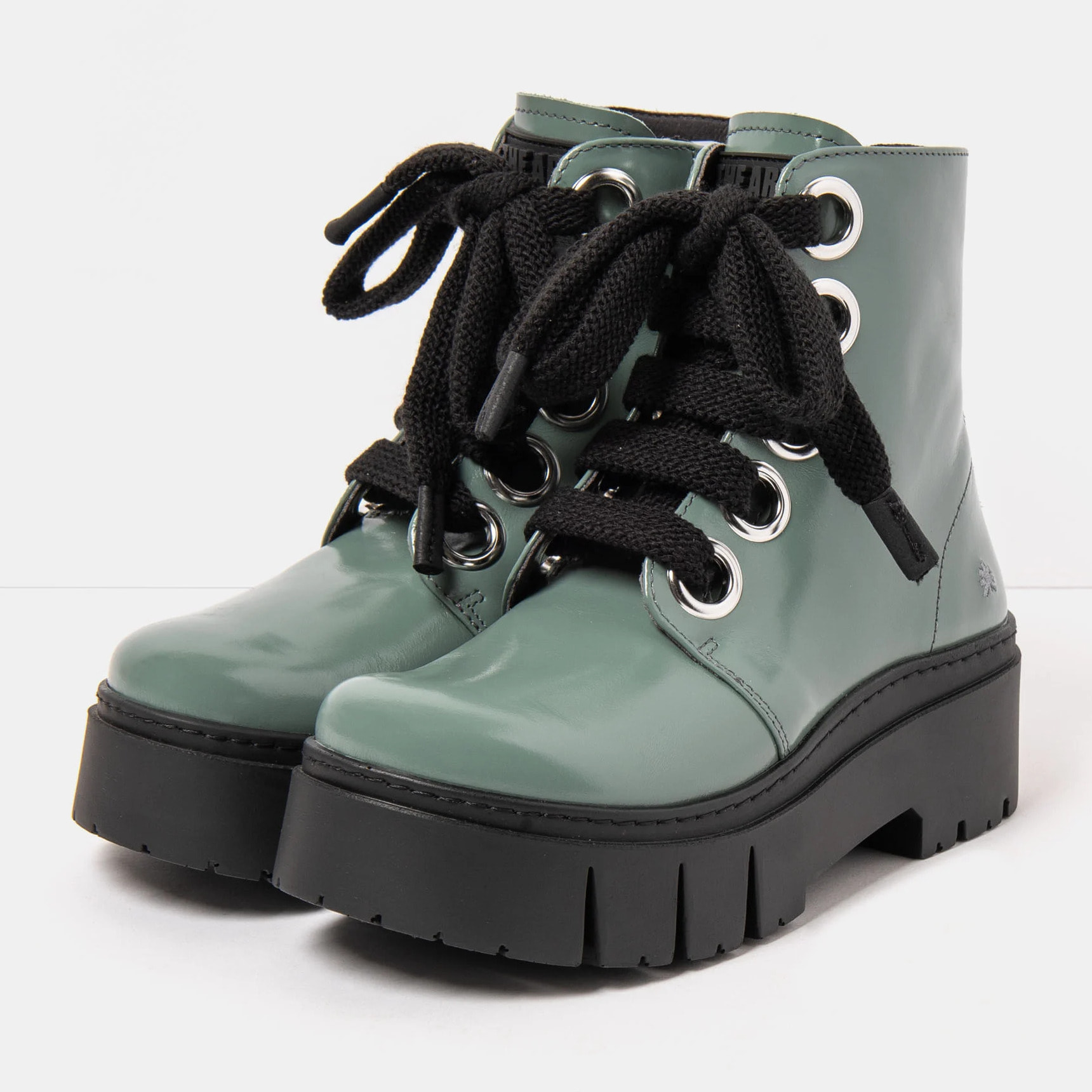 Botines 1799 NAPPA SHINNY PEPPERMINT/ LEEDS color Peppermint