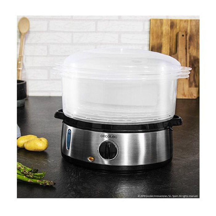 Cecotec Vaporera Vaporera Vapovita 3000 Inox