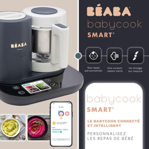 Mixeur Cuiseur Bébé BEABA Babycook Smart - Gris Anthracite